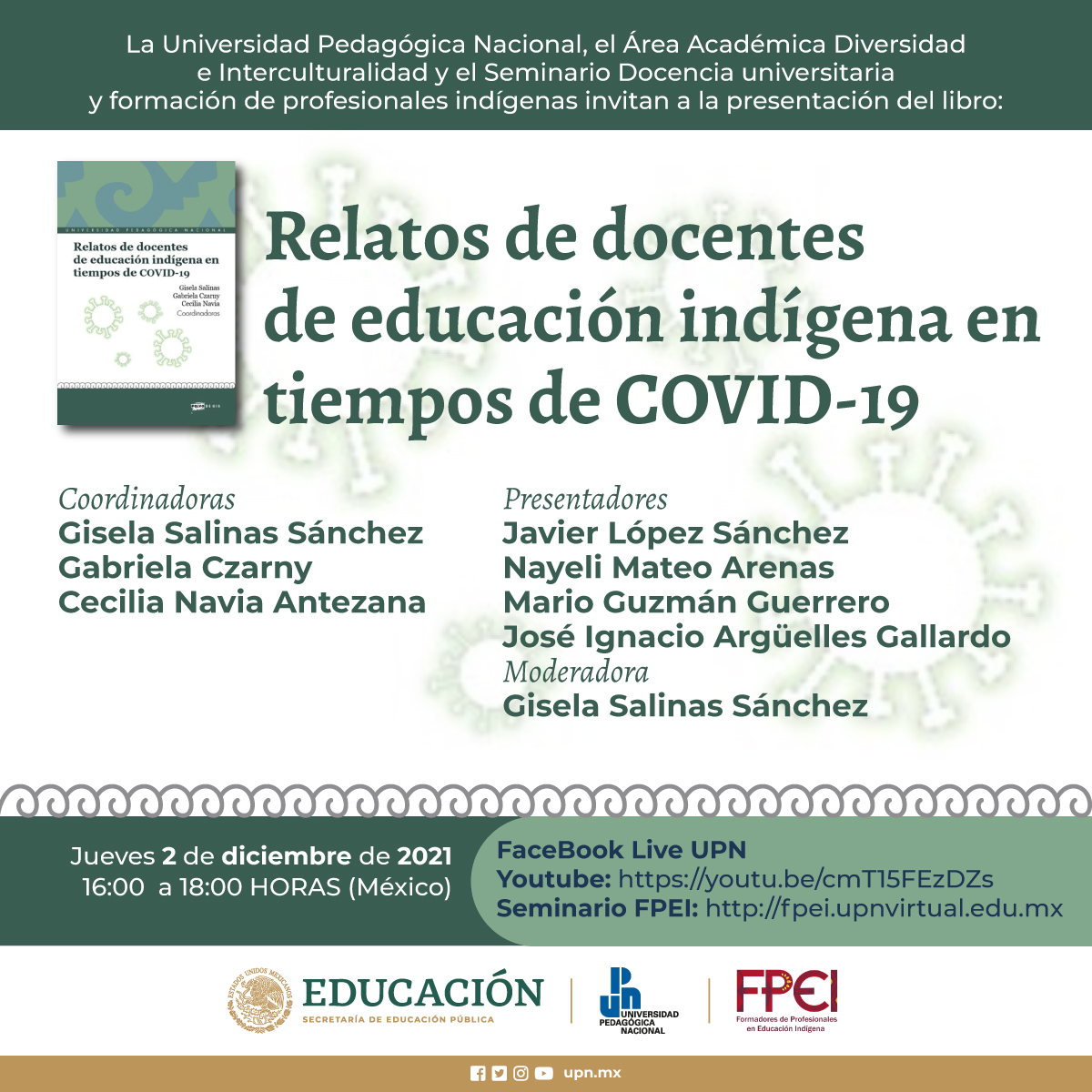 Presentación del libro: Relatos de docentes de educación indígena en tiempos de Covid-19