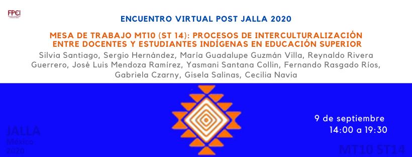 Encuentro Virtual Post Jalla 2020