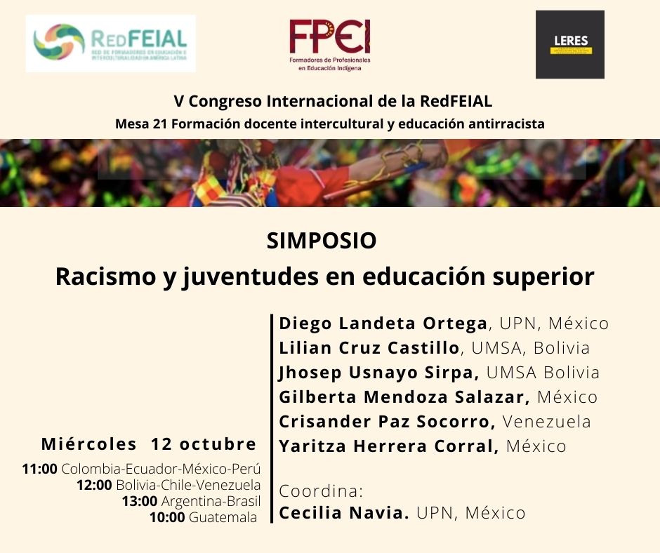 Simposio: Racismo y Juventudes en Educación Superior